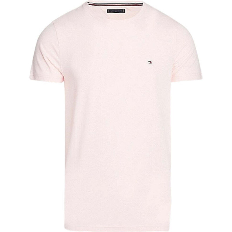 Tommy Hilfiger t-shirt rosa logo piccolo MW0MW10800