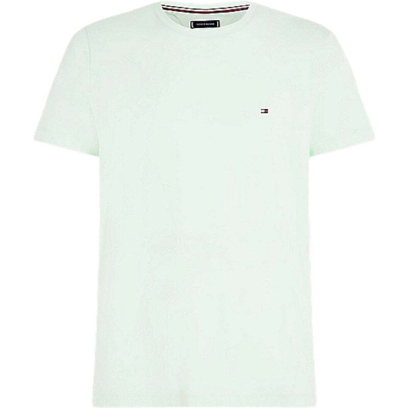 Tommy Hilfiger t-shirt verde chiaro logo piccolo MW0MW10800