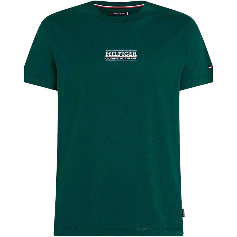 Tommy Hilfiger t-shirt verde MW0MW34387