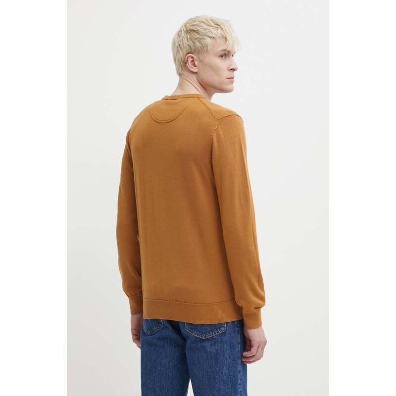 Timberland maglione in cotone colore marrone TB0A2BMMP471