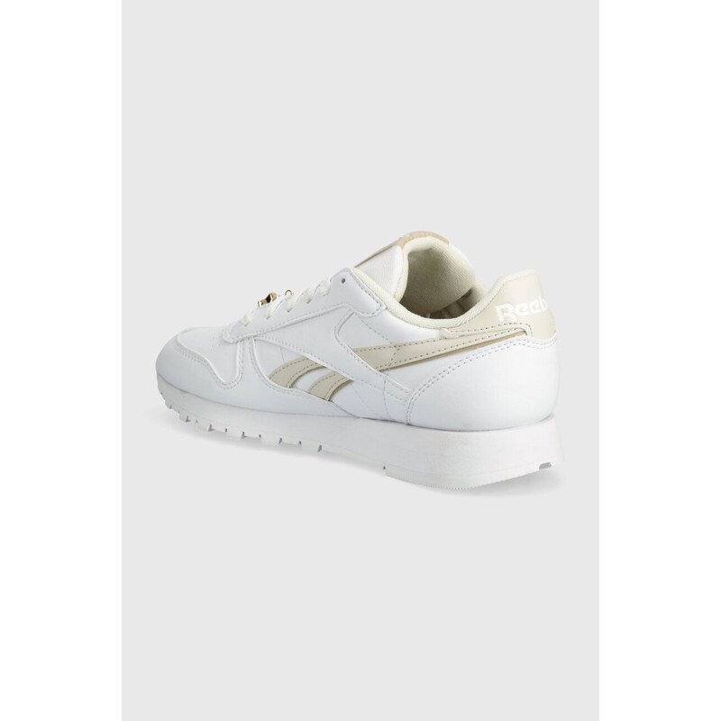 Reebok Classic sneakers in pelle Classic Vegan colore bianco 100075294
