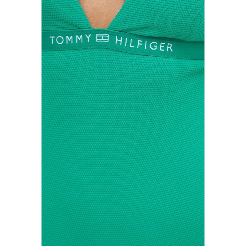 Tommy Hilfiger costume da bagno intero colore verde UW0UW05259