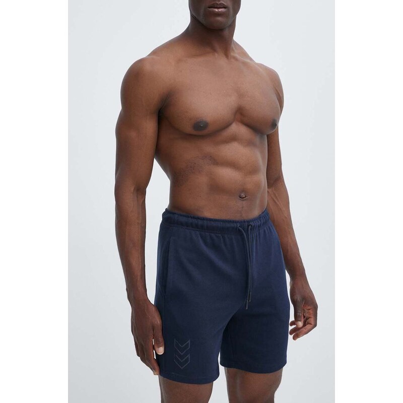Hummel shorts Active uomo colore blu navy 224507