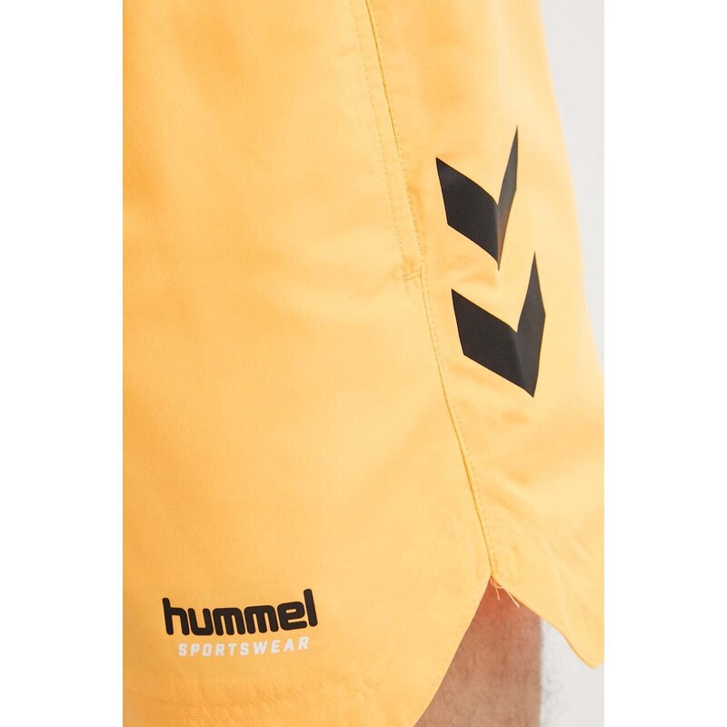 Hummel pantaloncini da bagno hmlNED SWIM SHORTS colore arancione 227641