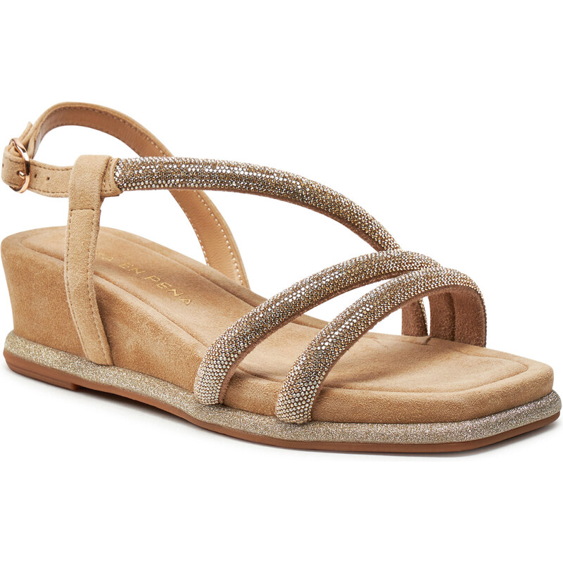 Högl Platform sandals in taupe