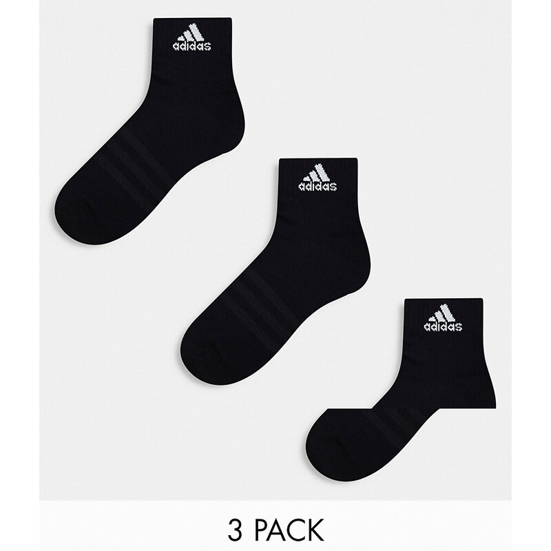 adidas performance adidas Training - Confezione da 3 paia di calzini neri-Nero