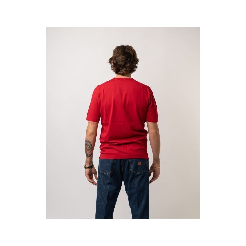 LA FILIERA t-shirt crepe ciliegia