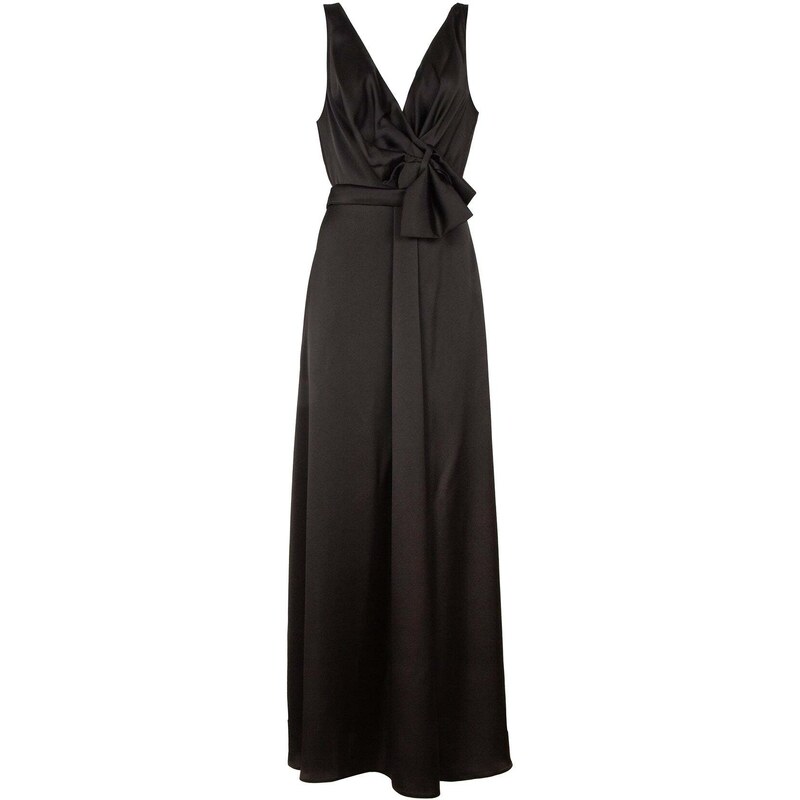Marella Abito Lungo Lino Nero Vestiti Neri Eleganti: Acquista