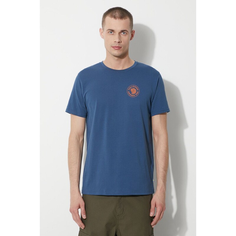Fjallraven t-shirt 1960 Logo T-shirt uomo colore blu F87313