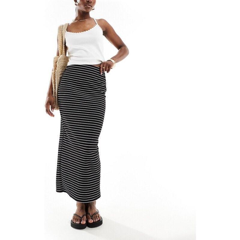 Blanca Vita Gonna Midi In Raso | Blu | IT - Foto 13