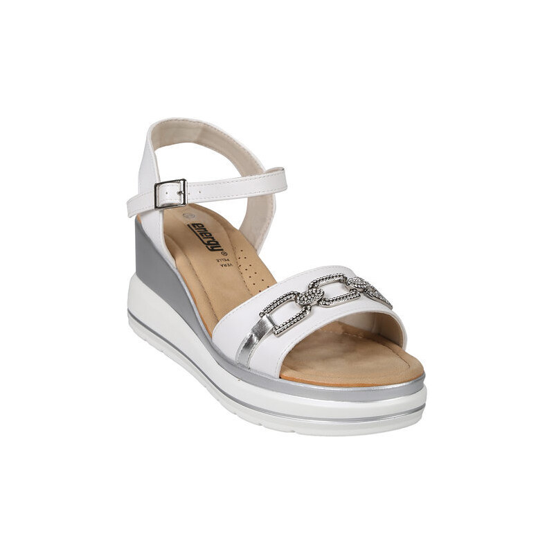 Cinzia Soft Ciabatte Con Zeppa Donna BIANCO