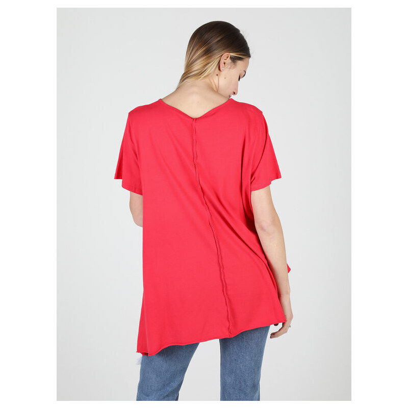 Floerns Blusas de mezclilla asimétricas para mujer, con