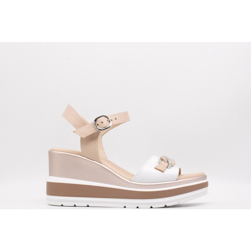 NeroGiardini Sandali Donna In Pelle - Modello Elegante E Comodo Per L'Estate