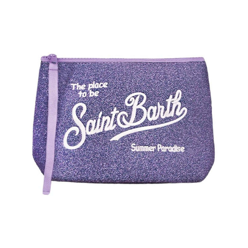 Mc2 Saint Barth Pochette Aline In Cotone A Righe Bianche E Rosse ALI0046/00564L