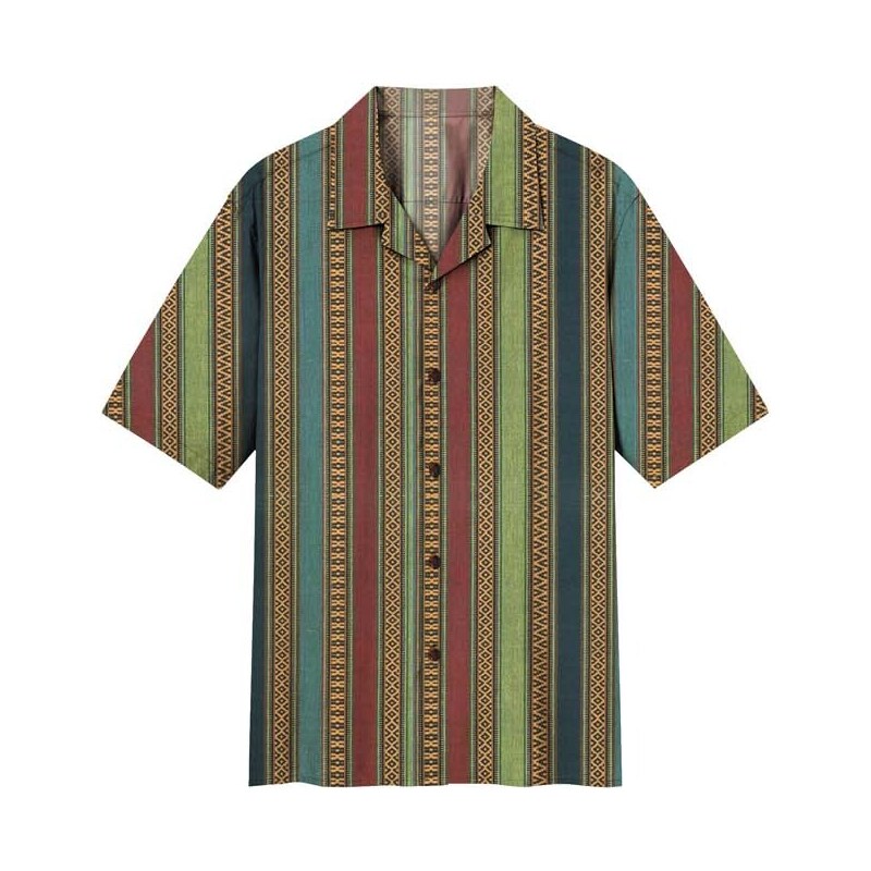 Tooco Bowling Shirt Short Sleeve Bayron Bay Green Fantasia Camicie Uomo PE24 promo