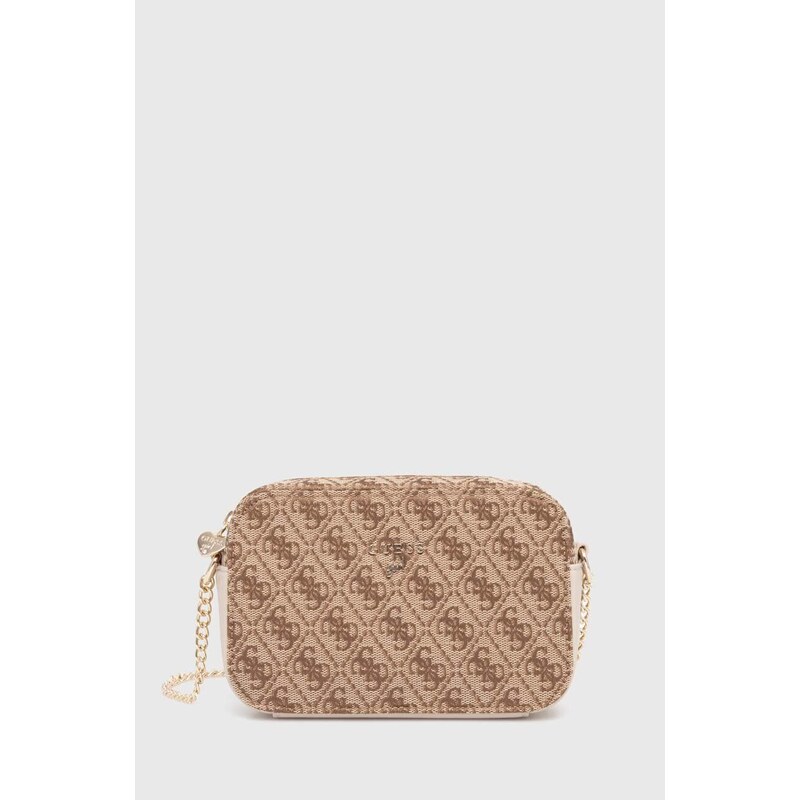 GUESS Borsa Écru Per Bambine E Ragazze – 100% Similpelle, 19x12x6 Cm, Tinta Unita, Qualità Garantita