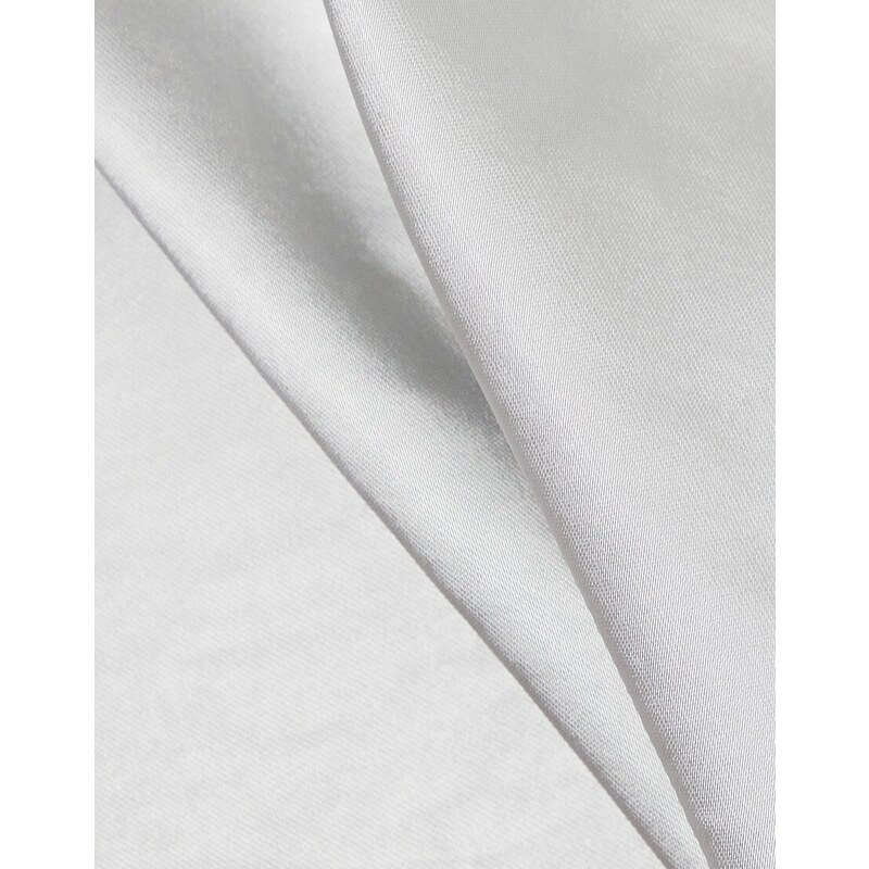 Fazzoletto Da Taschino Uomo In Raso – POChette Quadrata Classica Colore Bianco E Nero Per Abito E Compleanno