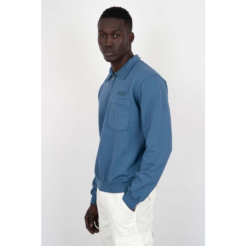 Fortela Felpa Yale Coach, Cotone, Indigo Uomo