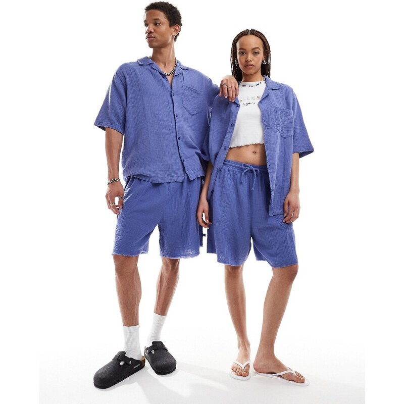 Camicia in pizzo con colletto oversize – New Line