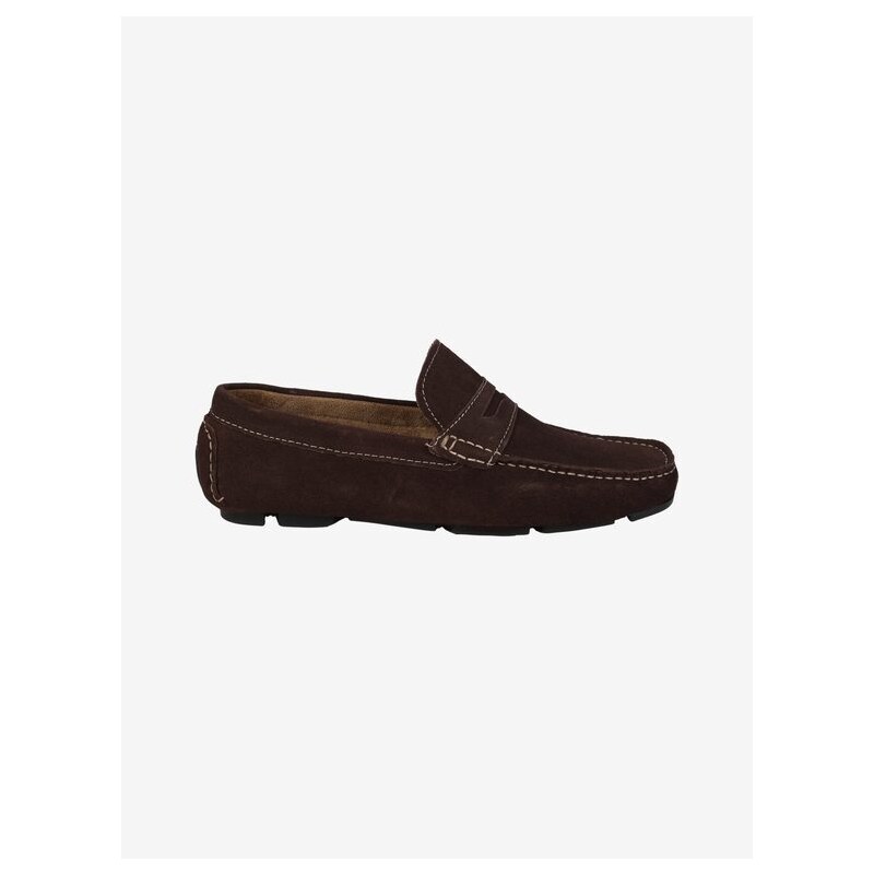 Wild Land Mocassini Uomo In Pelle Scamosciata Marrone Taglia 40