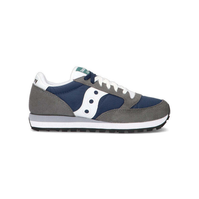 SAUCONY JAZZ ORIGINAL Sneaker uomo grigia blu bianca in suede SNEAKERS Stileo