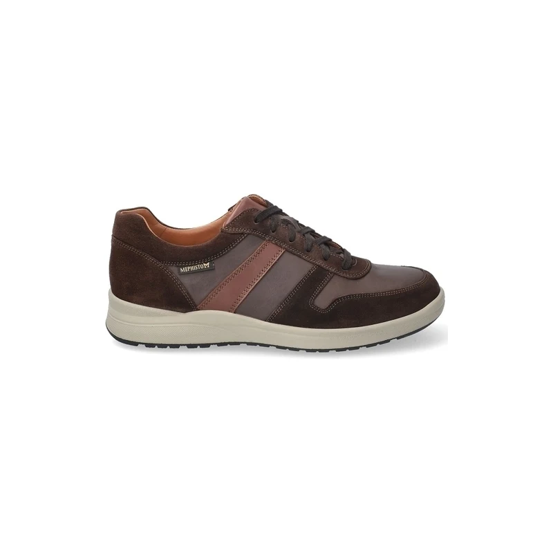 Zapatillas Mephisto Derby VITO - Piel Lisa Y Terciopelo, Cierre Cremallera, Plantilla Intercambiable