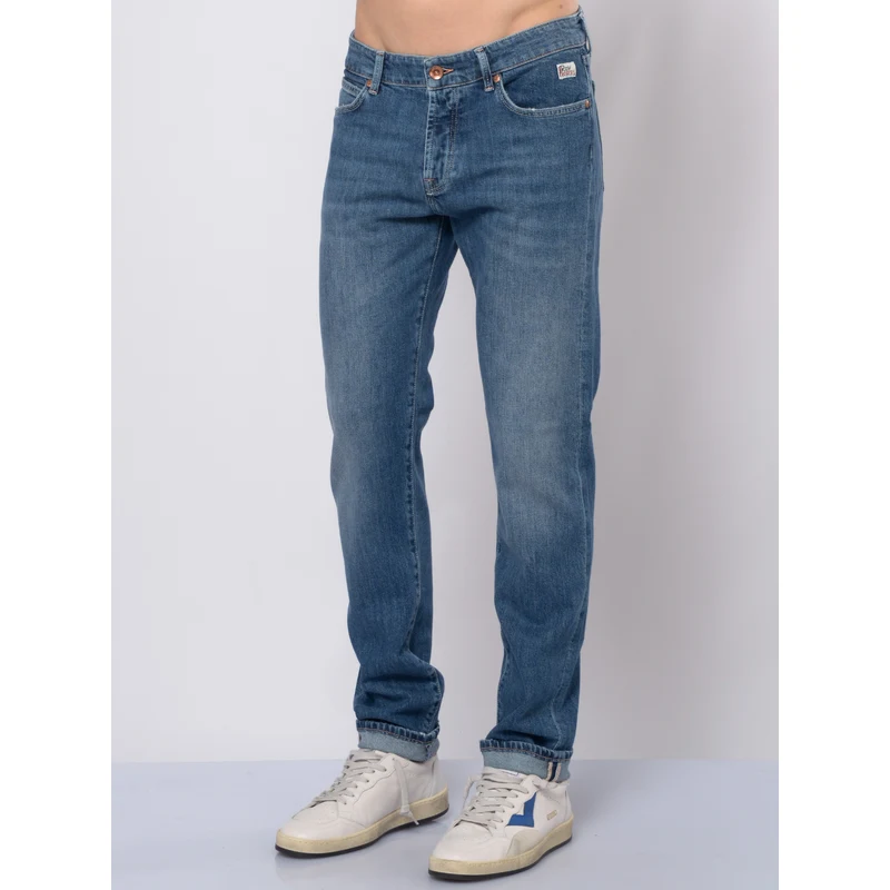 RED BRIDGE Pantaloncini Jeans Uomo - Corti Denim Elastici Con Tasche, Look Usato - 4