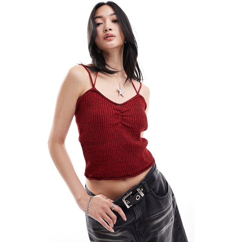 Gildan T-shirt Uomo Ultra Cotton - Maglia A Maniche Corte Pesante 170g/m² - Colletto Rinforzato E Cuciture Doppie - Colore Mélange/Rosso (XX-Large)