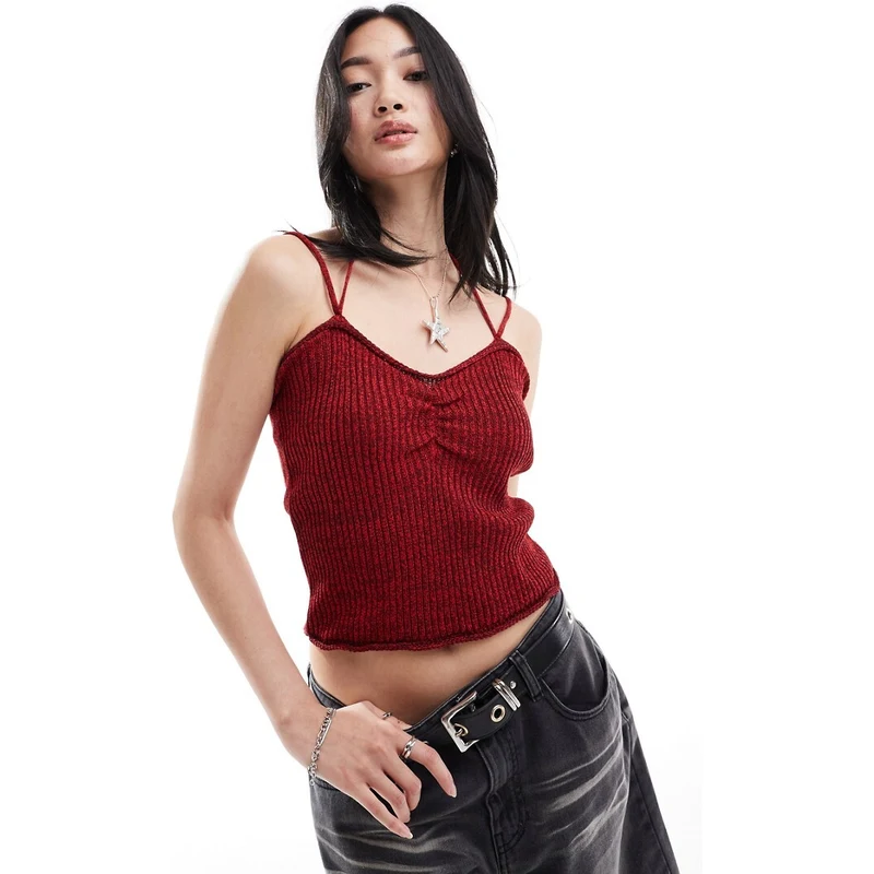 Gildan Ultra Cotton T-Shirt Uomo Manica Corta – 100% Cotone, Colletto Rinforzato, Taglio Classico, Rosso Melange Taglia S