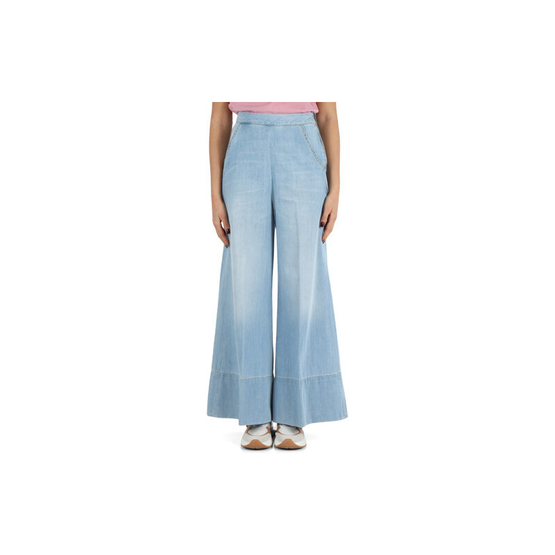 Pinko Pantalone in misto viscosa stretch - Nero | 101859A184