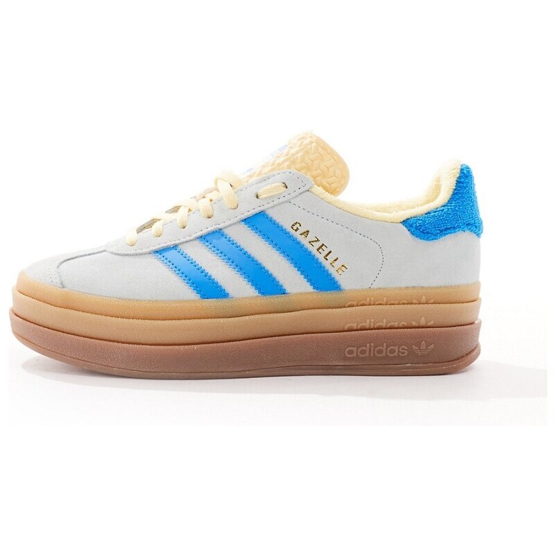 adidas Originals - Gazelle Bold - Sneakers blu con suola platform ...
