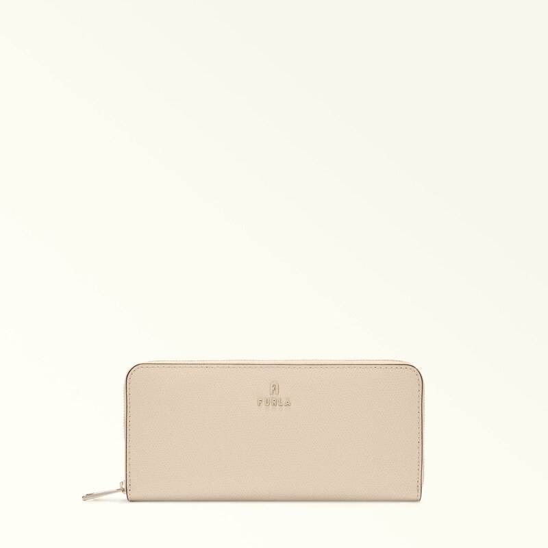 Furla Camelia Zip Around Ballerina I Rosa Pelle Stampata Donna