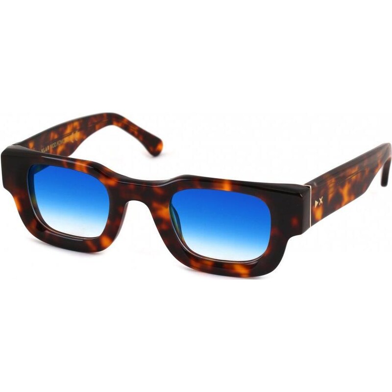 X-LAB XLAB SAMAR Occhiali da sole, 46mm, Blu striato/Azzurro, Unisex