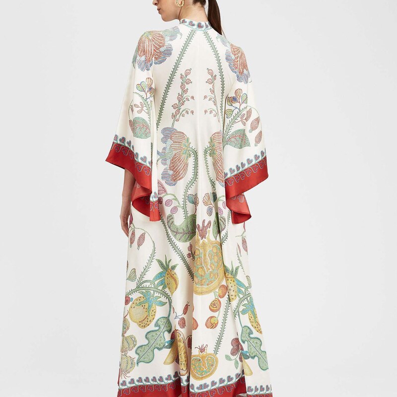 La DoubleJ Dresses gend - Magnifico Dress Grenadilla Placée Off White XS 100% Silk