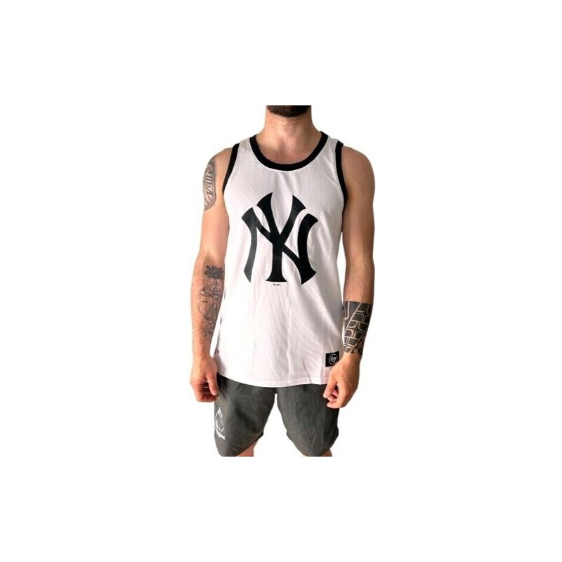 EyMuse Canotte a righe casual da donna senza maniche T-shirt