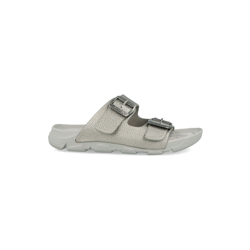 Easy Street Nia, Sandali a Ciabatta Donna, Tessuto Rosso, 38.5 EU X-Larga
