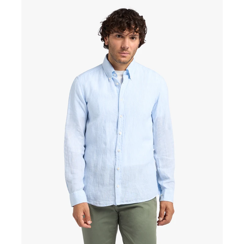 Brooks Brothers Friday Sport Shirt - Camicia Button-Down In Cotone Lavato Uomo - 5