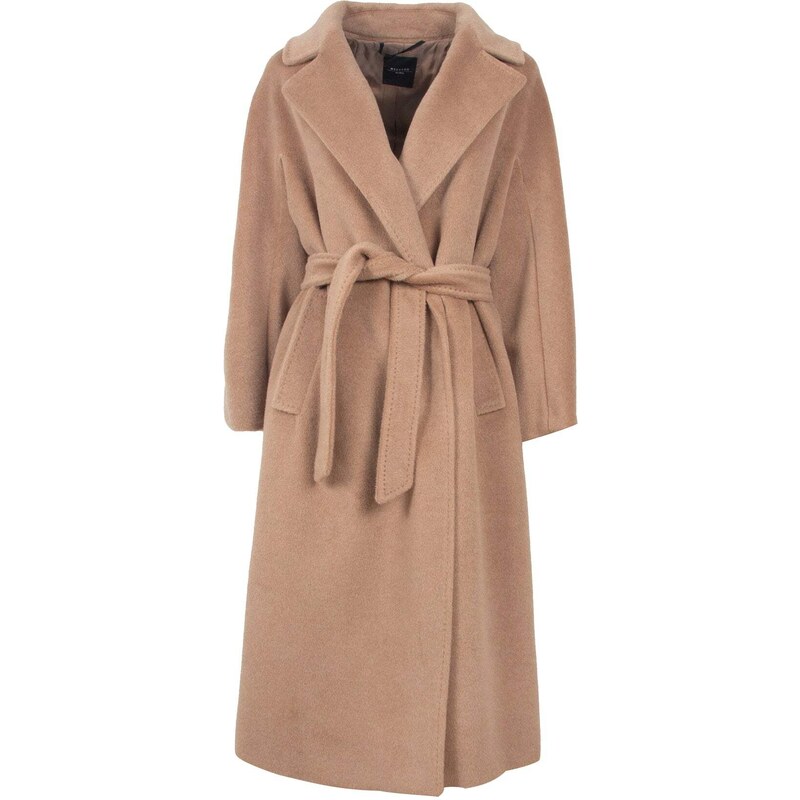 WEEKEND MAX MARA Cappotto a vestaglia in lana e alpaca