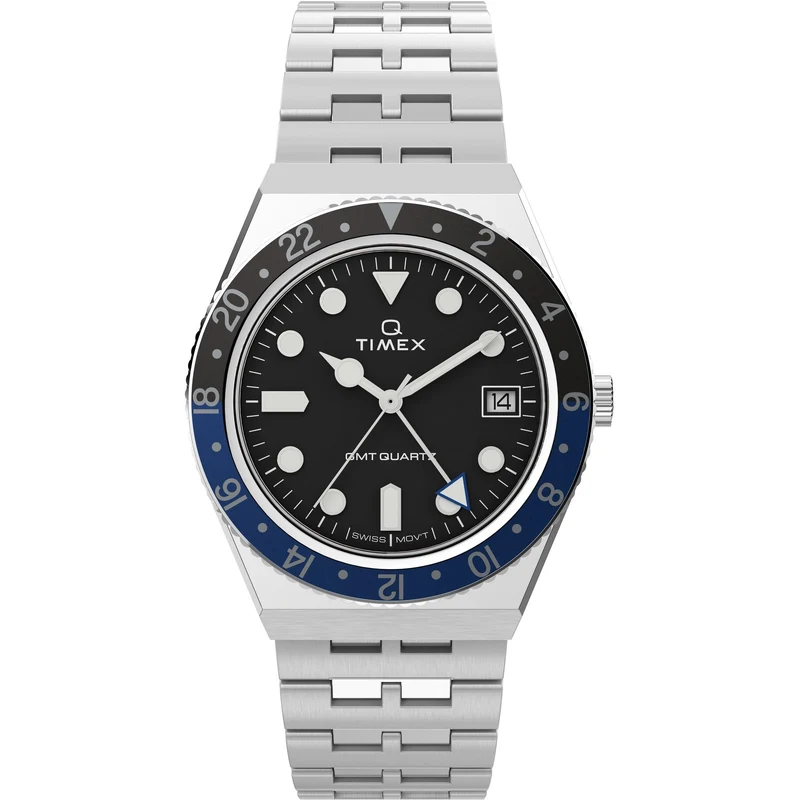 Timex Meriden TW2U44200: Orologio Elegante Da Uomo Con Cassa Rettangolare E Cinturino Bicolore - 2