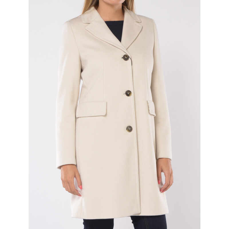 cappotto da donna Emme By Marella microrigato a monopetto