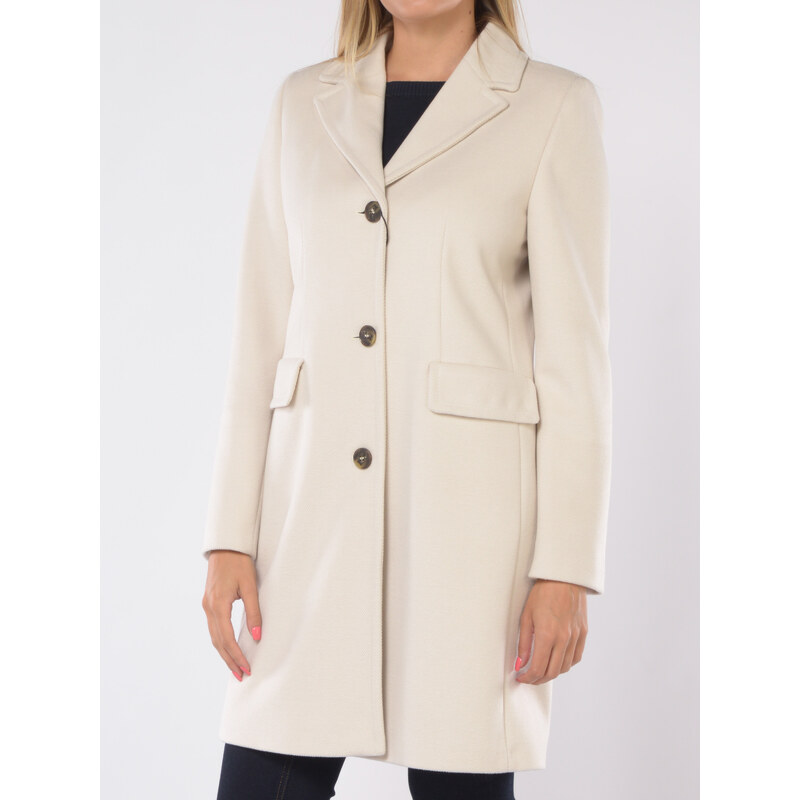 cappotto da donna Emme By Marella microrigato a monopetto