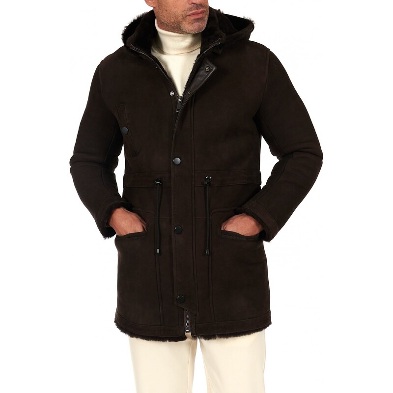 Arienzo Cappotto Di Montone Uomo Cappotto Uomo Montone Cappotto