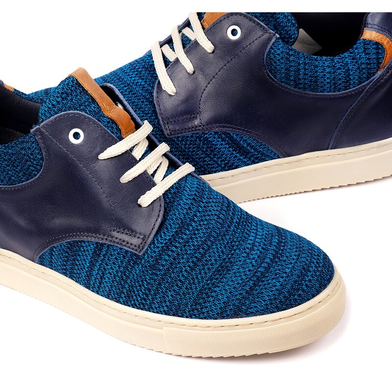 Neman Europe SL Masaltos scarpe con rialzo uomo modello Pesaro blu
