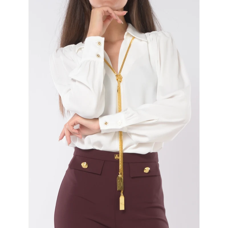 Chemise Elisabetta Franchi Neuve Avec Étiquettes - Modèle Fantaisie Pour Femme