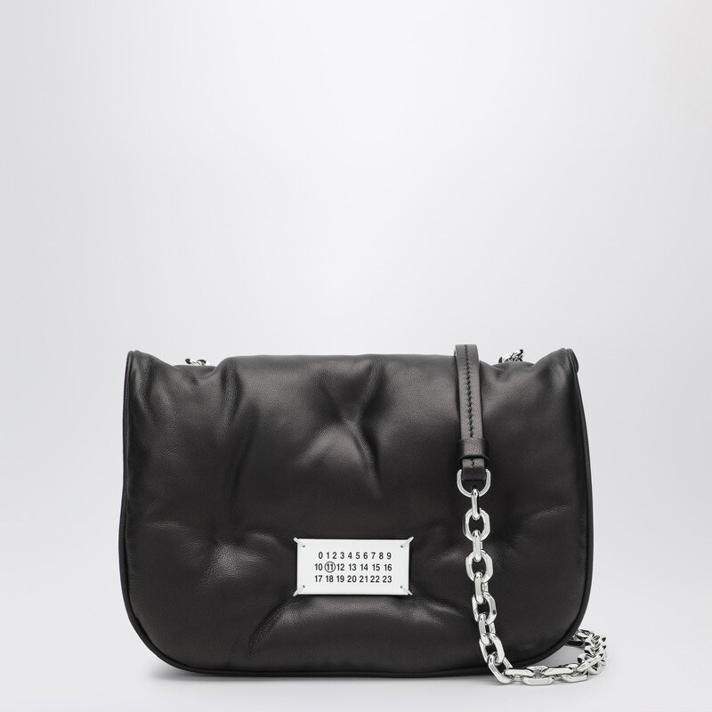 Maison Margiela Borsa Glam Slam flap small nera