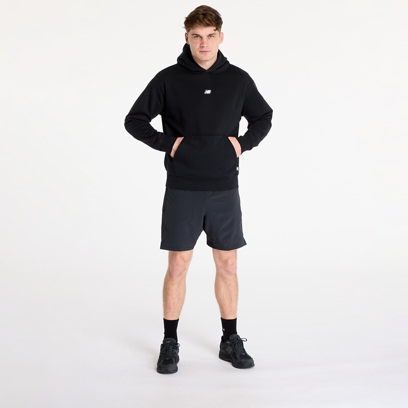 Felpa New Balance Hoops Uniform Hoodie Black S