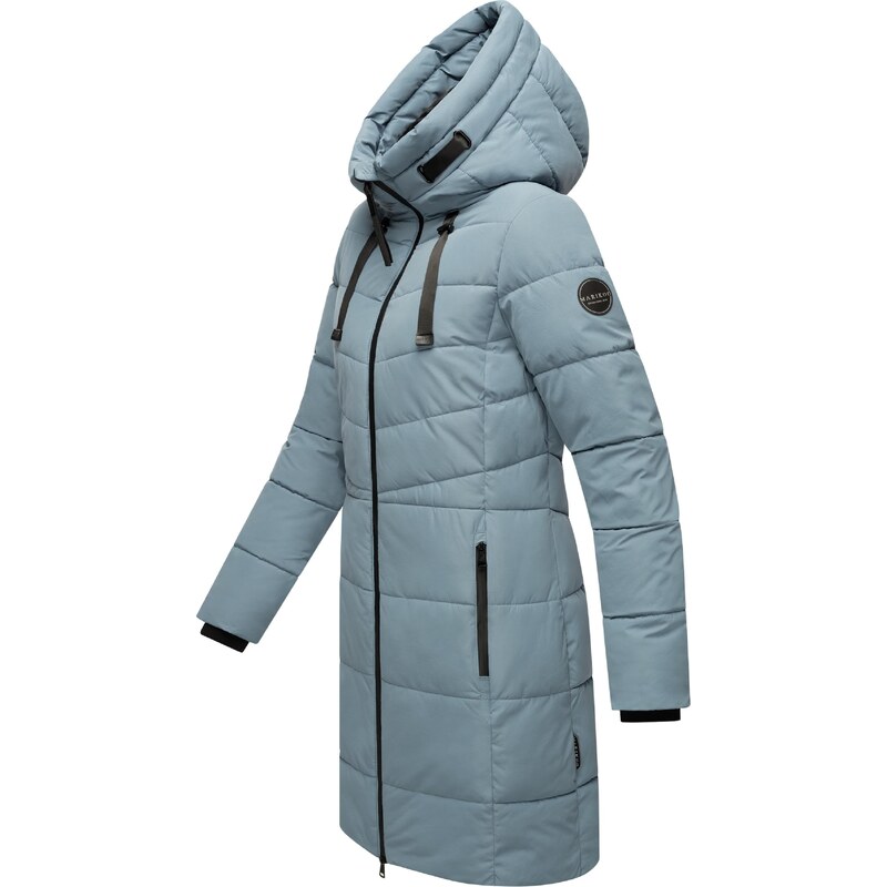 MARIKOO Cappotto Invernale Donna Imbottito Con Cappuccio Rimovibile N075 - Caldo E Alla Moda (S-3XL, Vari Colori) - 2