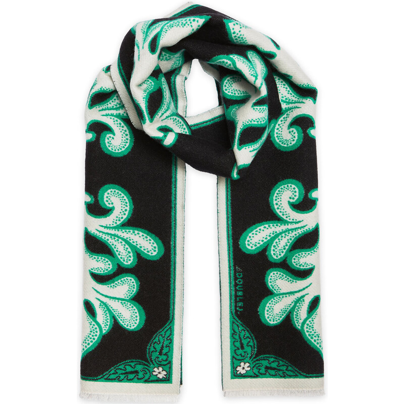 La DoubleJ Foulards & Scarves gend - Herald Scarf Herald Black One Size 95% Wool 5% Silk