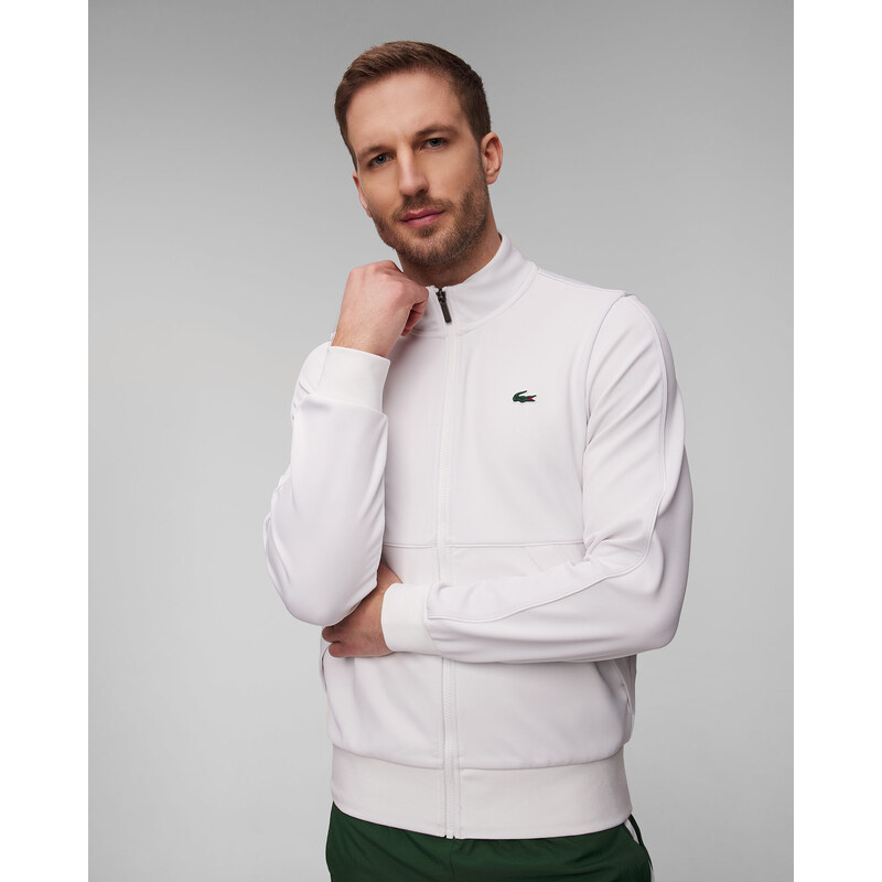 Felpa Bianca Sportiva Da Uomo Lacoste Sh3444