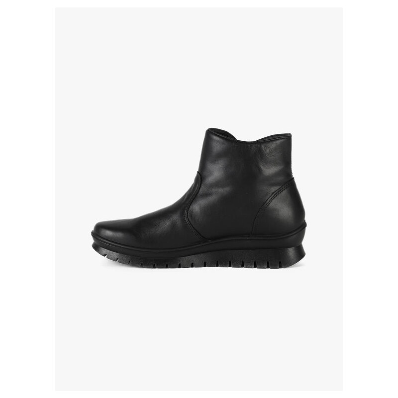Igi&Co Stivaletti Donna In Pelle Con Zeppa Tronchetti Nero Taglia 35